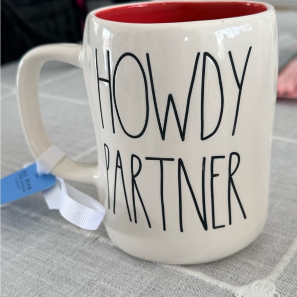 Rae Dunn & Disney Pixar collab Howdy Partner Toy Story Ceramic Mug